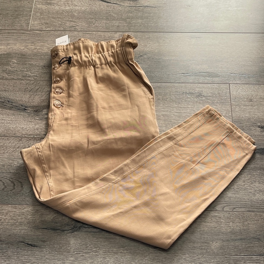 Elodie Women's Tan Button-Up Pants - Picture 16 of 16